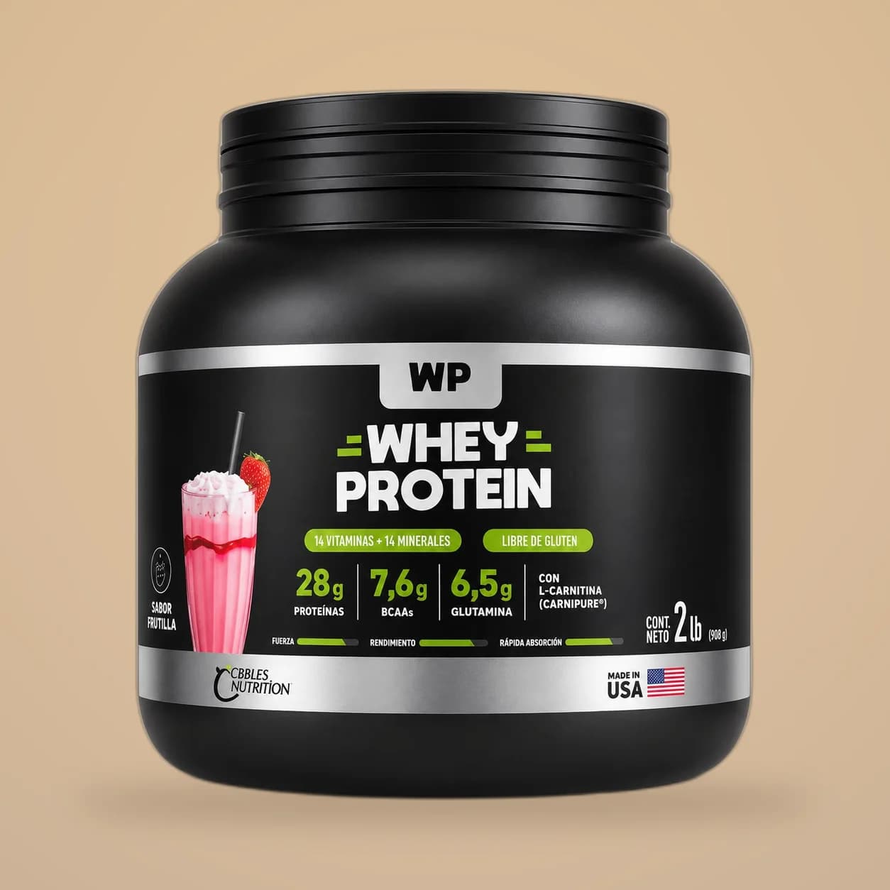 WP Whey Protein 2lb — Frutilla