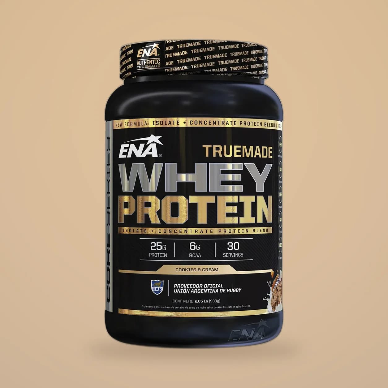 ENA Truemade Whey Protein 2lb — Cookies & Cream