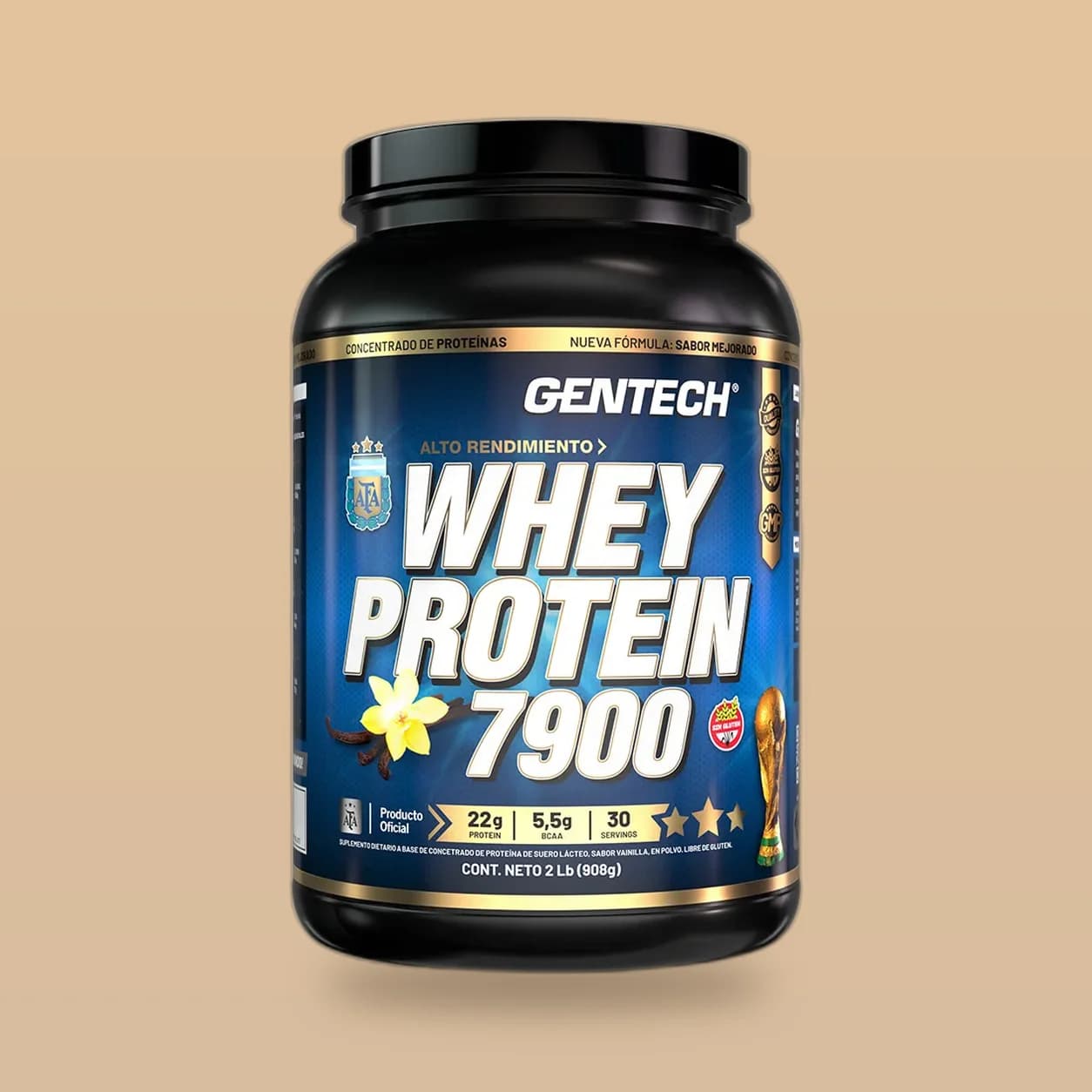 Gentech Whey Protein 7900 AFA 2lb